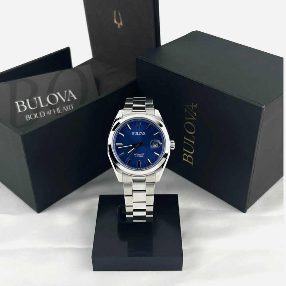 Bulova Surveyor Automatic Blue Dial Automatic Watch 39MM